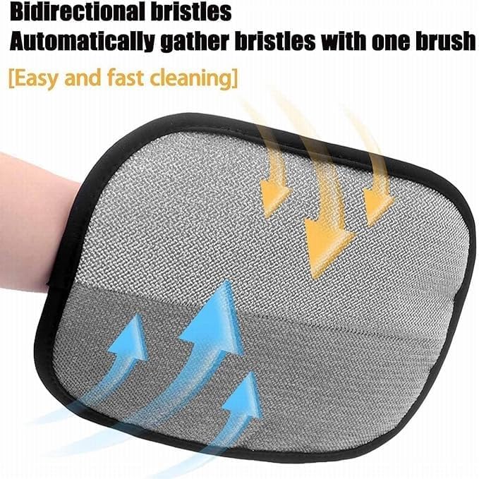 Pet Hair Removal Glove Magic Brush Electrostatic Mitt Pet