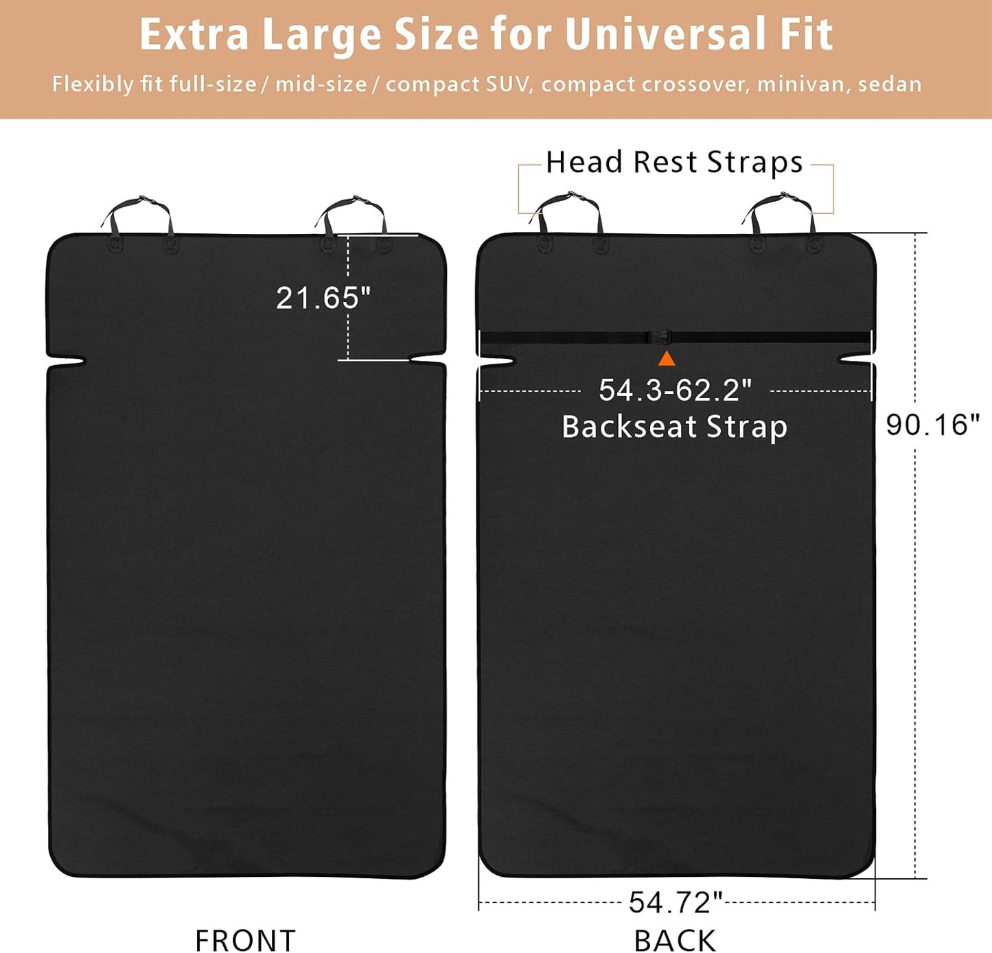 SUV Cargo Liner for Dogs - Waterproof Pet Cargo Liner