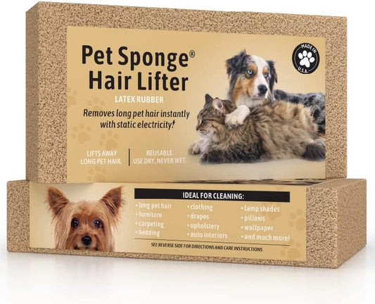 Pet Sponge Hair Lifter 3 Pack Remove Dog, Cat and Other Pet
