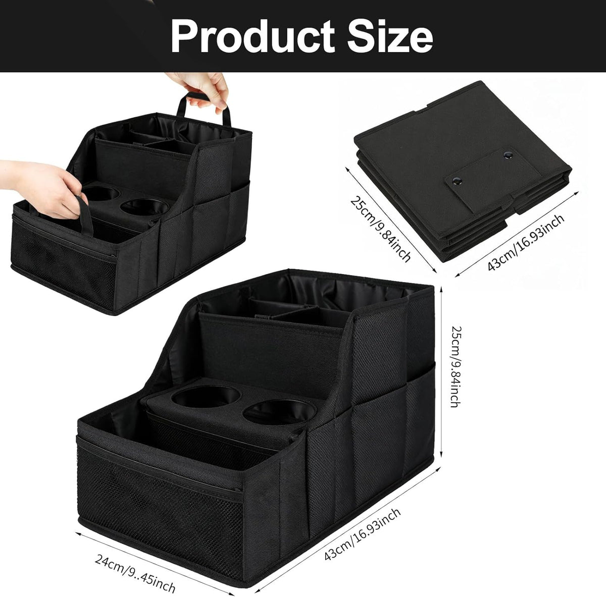 Car Seat Organizer Backseat and Passenger Seat Organizer