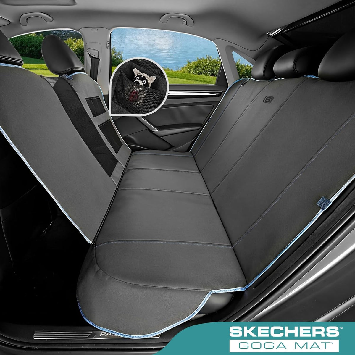 Dog Car Seat Cover GOGA MAT, Seat Extender for Dogs