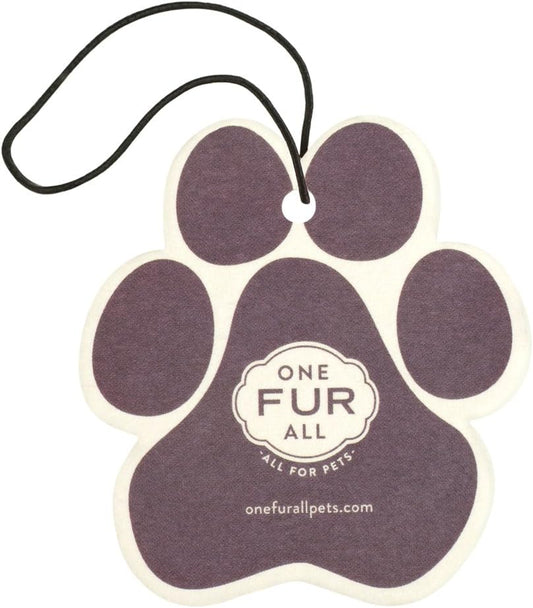 One Fur All Pet House Car Air Freshener - Lavender Green Tea Pack of 4 - Non-toxic Car Air Freshener - Pet-Friendly Air Freshener For Small Spaces & Car - Hanging Odor Eliminating Air Freshener