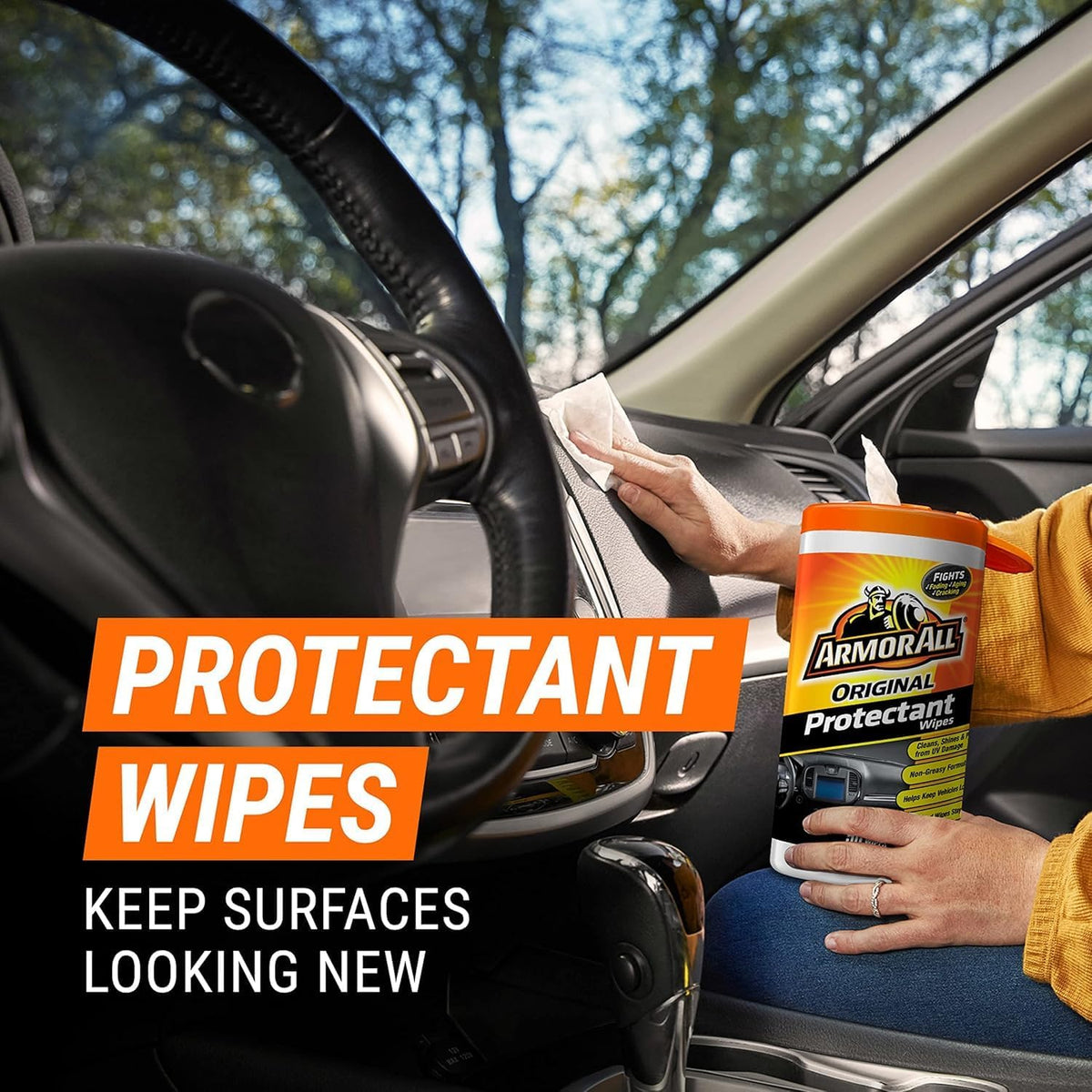 Car Cleaning Wipes and Protectant Wipes, Interior Car Wipes