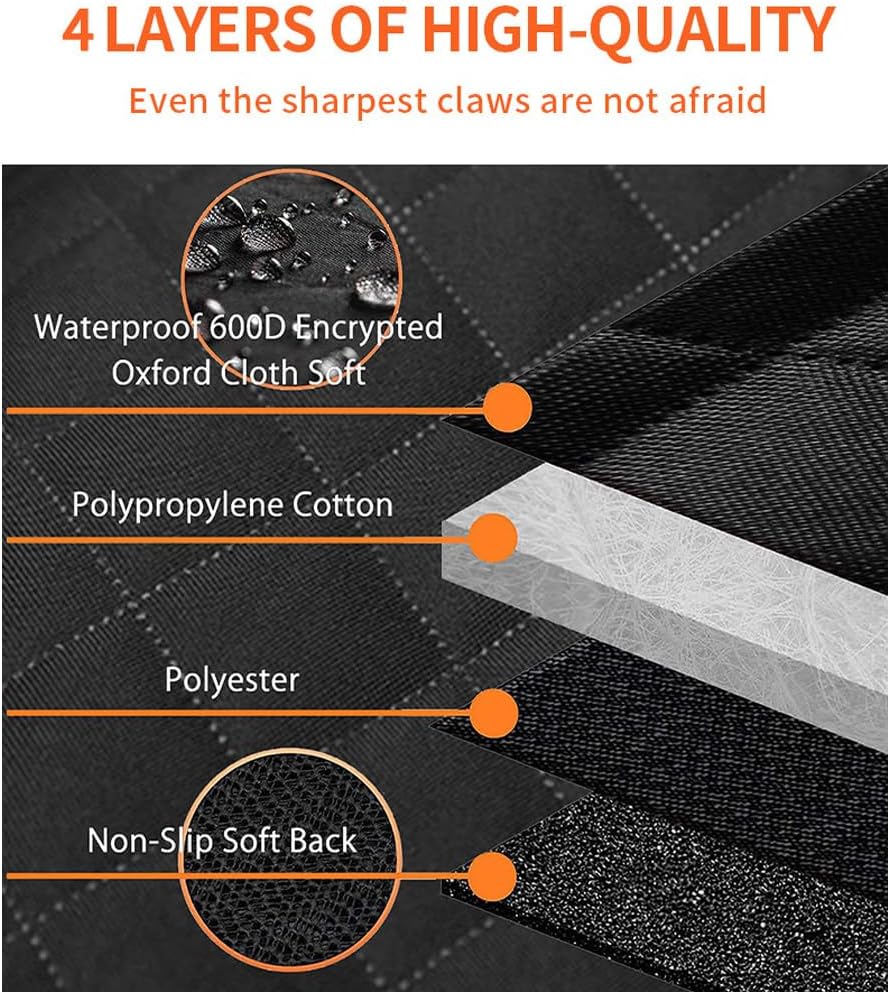 Dog Car Seat Cover for Ford Escape 2020-2025 Dog Hammock
