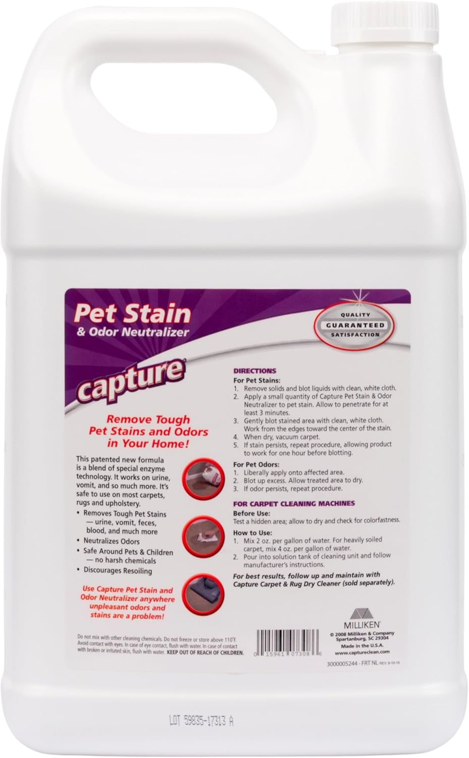 Pet Stain & Odor Remover - Enzyme Pet Odor Eliminator for