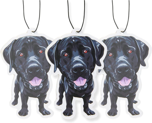 Dog Car Air Freshener 4 Pack Labrador Scented With Premium Oils By Fresh Fresheners
