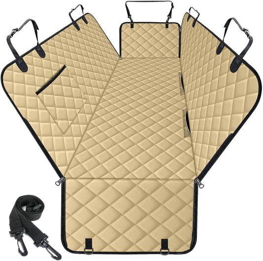 Waterproof Dog Car Seat Cover for Back Seat - Durable, Pet