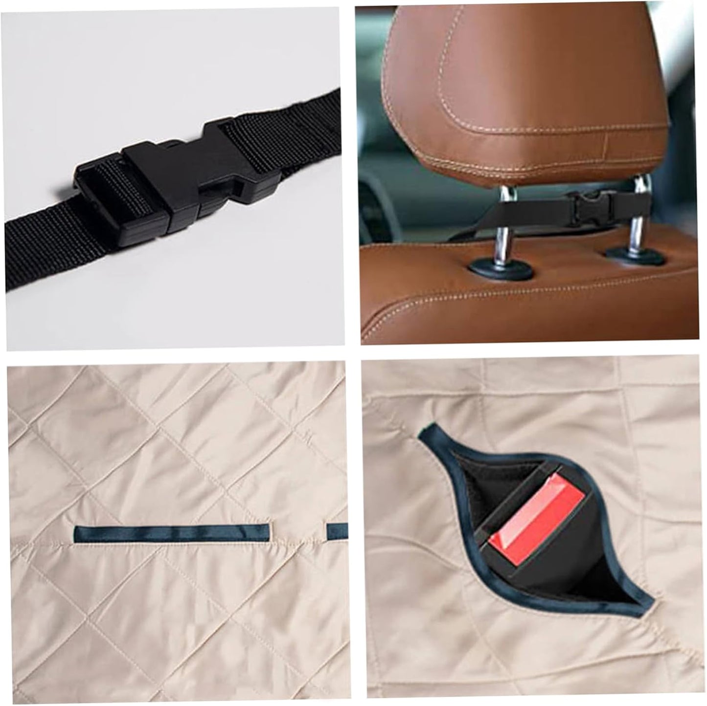 Dog Seat Cover for Back Seat, 50x22x14 Inch Non-Slip Large
