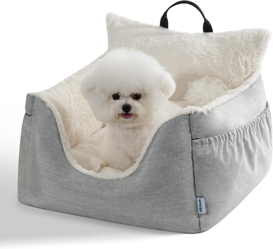 Milk and Soda Small Dog Car Seat Bed for Small Dogs Under