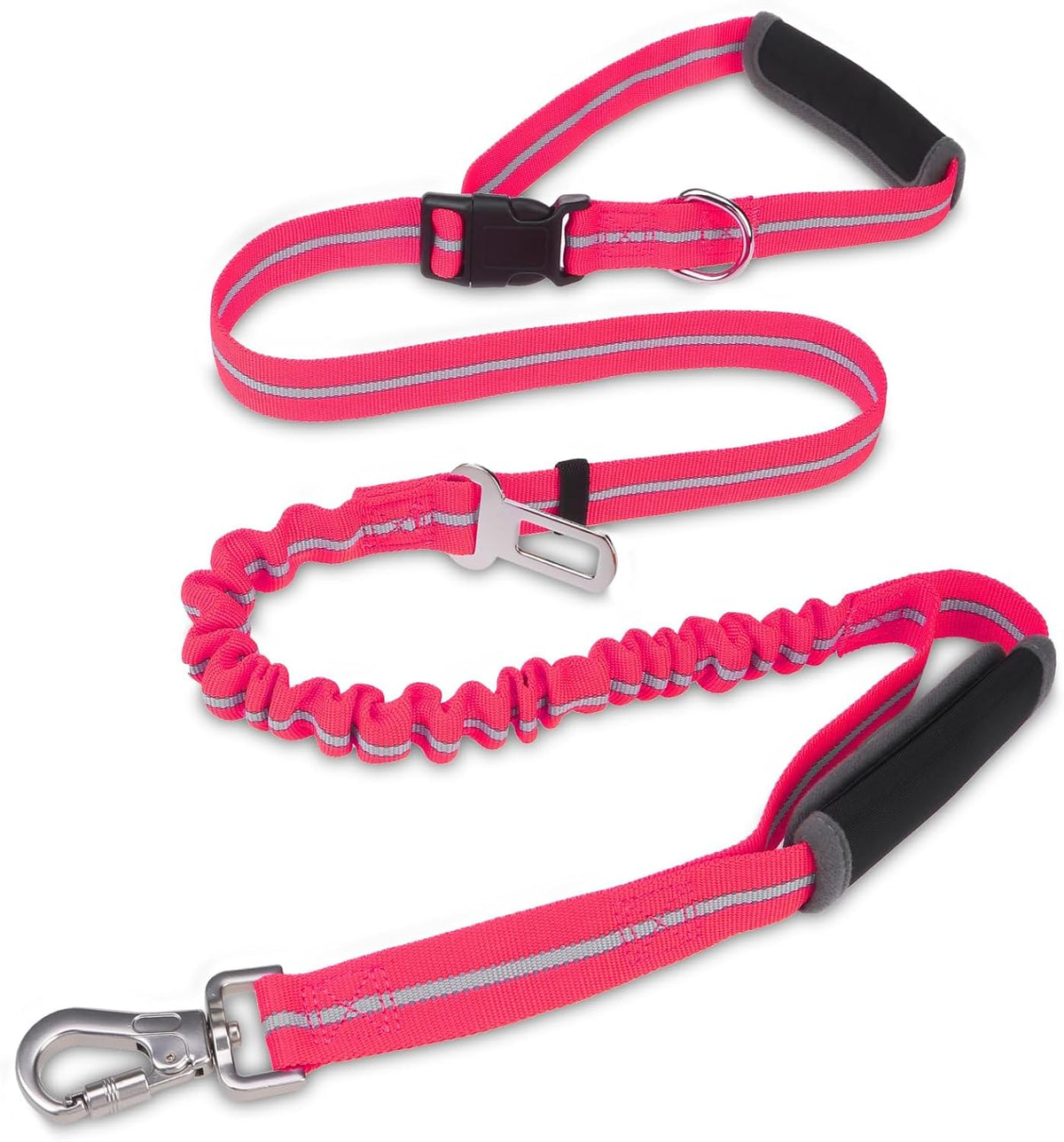 Heavy Duty Bungee Leash for Medium Large Dogs, No Pull