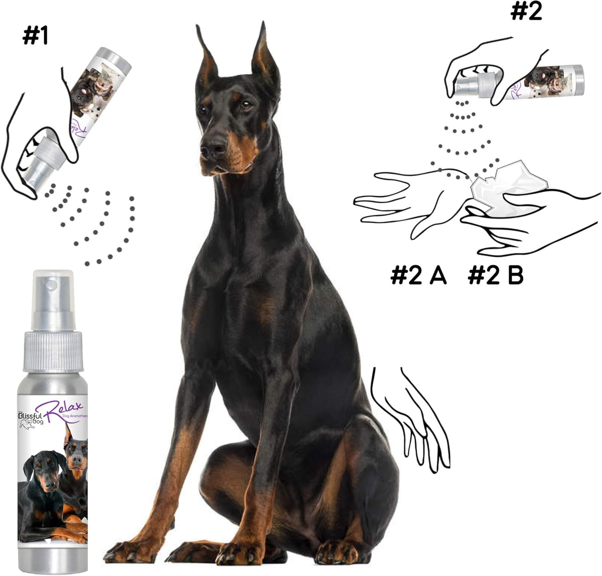 Doberman Pinscher Relax Dog Aromatherapy Spray for Your
