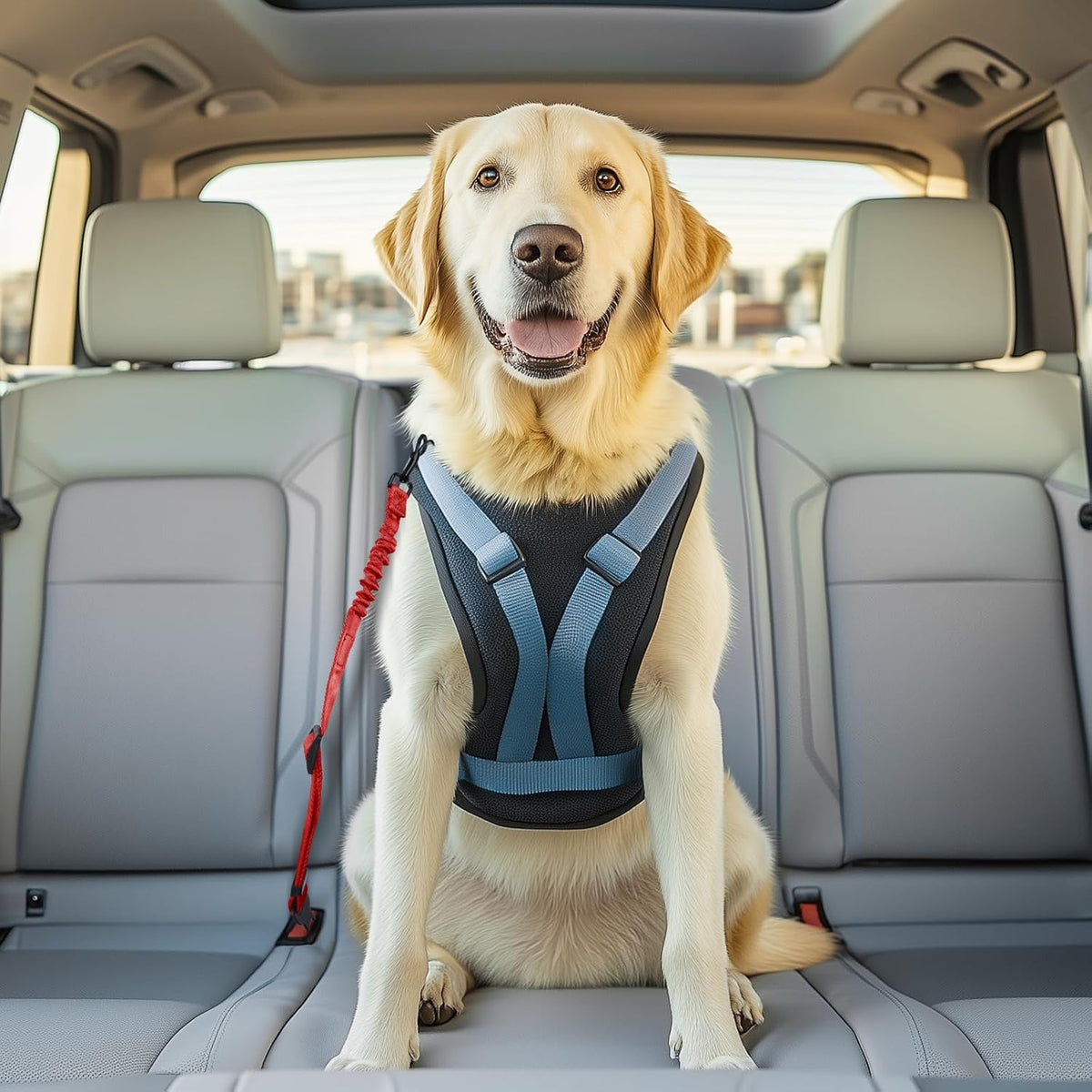 3 Pack Thickened Dog Seat Belt Adjustable Dog Car Seatbelts