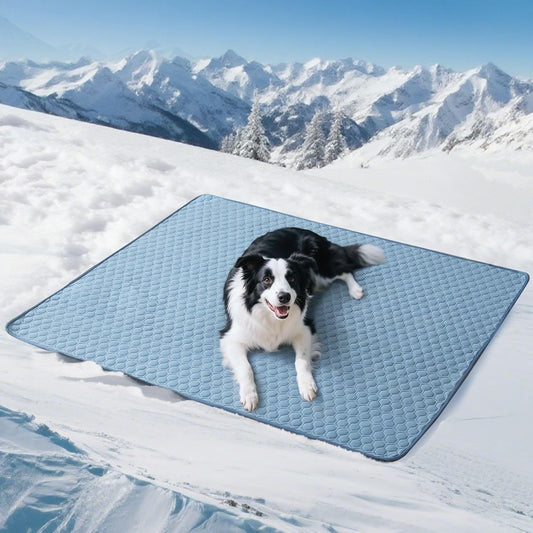 Cooling Mat for Large Dogs - 40"x50" Washable Cooling Pad