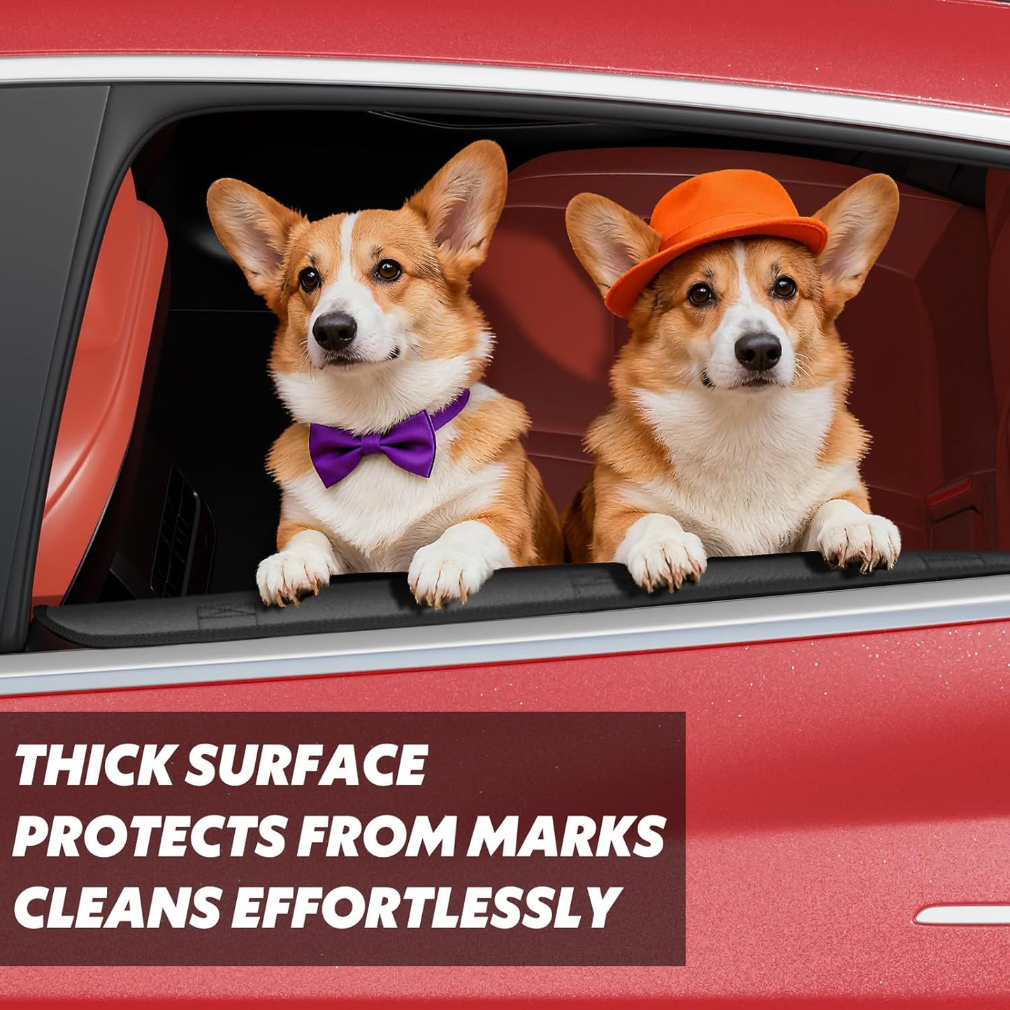 Dog Car Door Protector – 20% Larger Design for Sedans