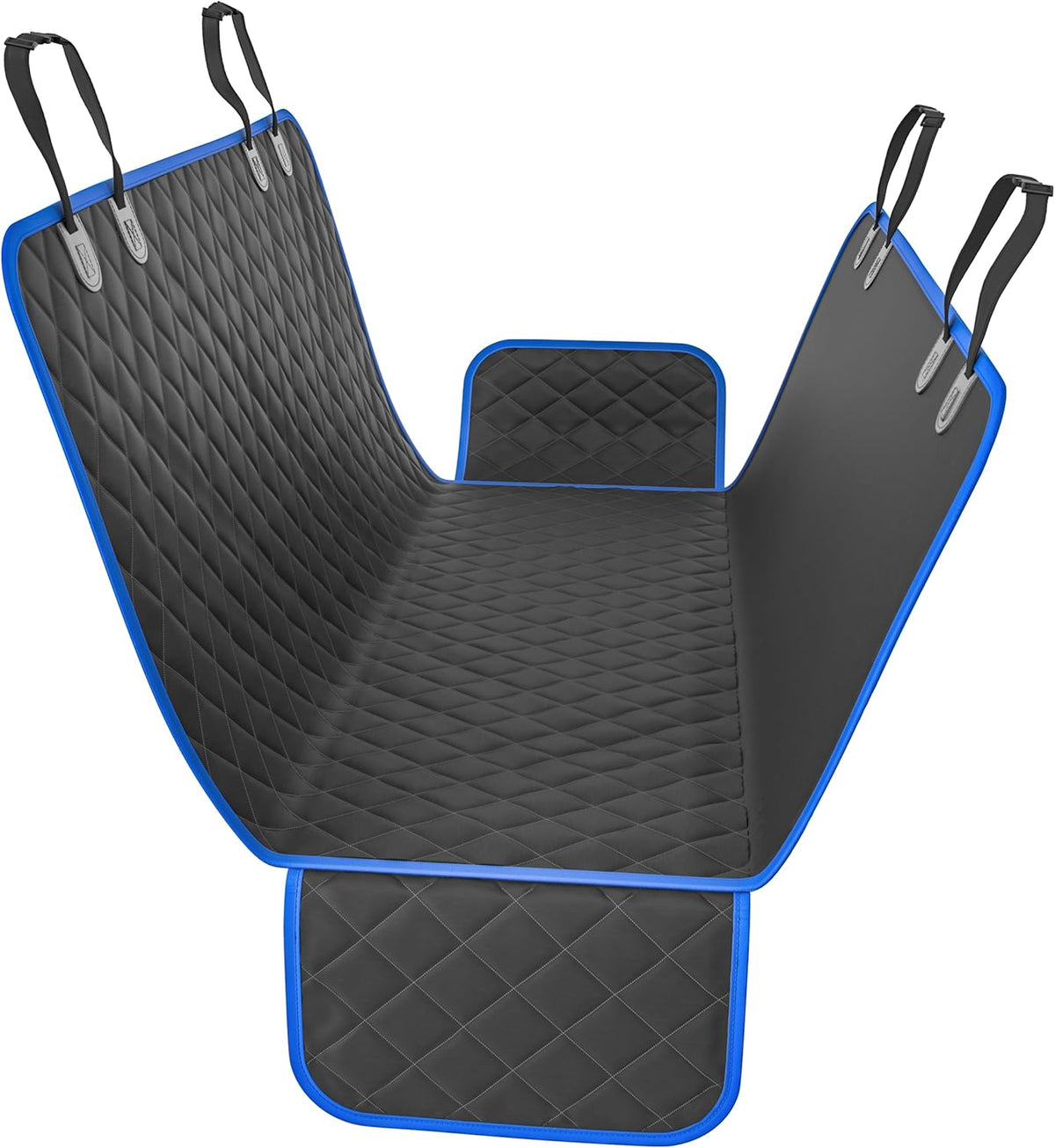 Blue XL Dog Car Hammock Back Seat Cover, Waterproof