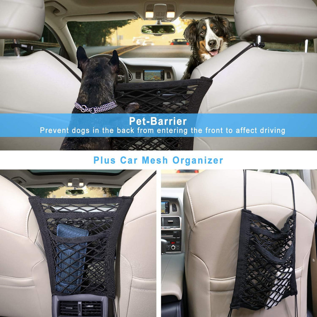 Deluxe Dog Seat Cover for Front Seat-More Durable