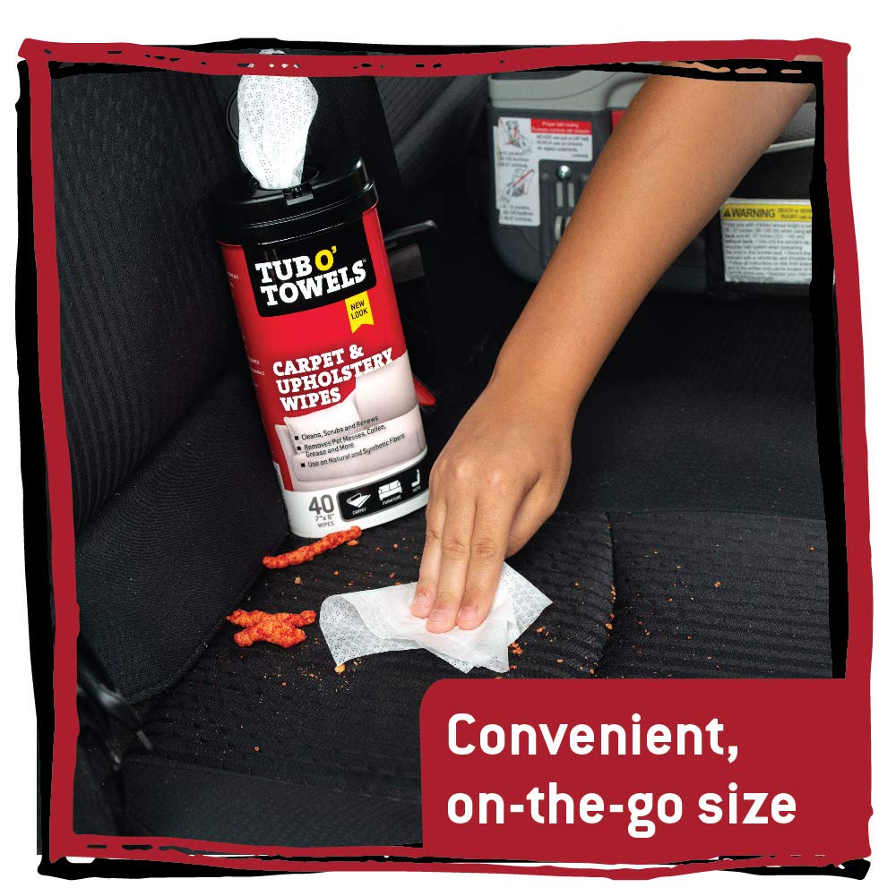 Carpet, Rug, and Upholstery Cleaning Wipes - Extra Strength