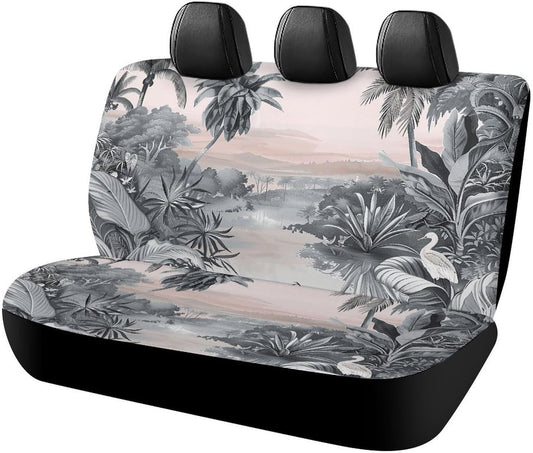 Tropical Palm Trees Dog Car Seat Covers Waterproof Truck