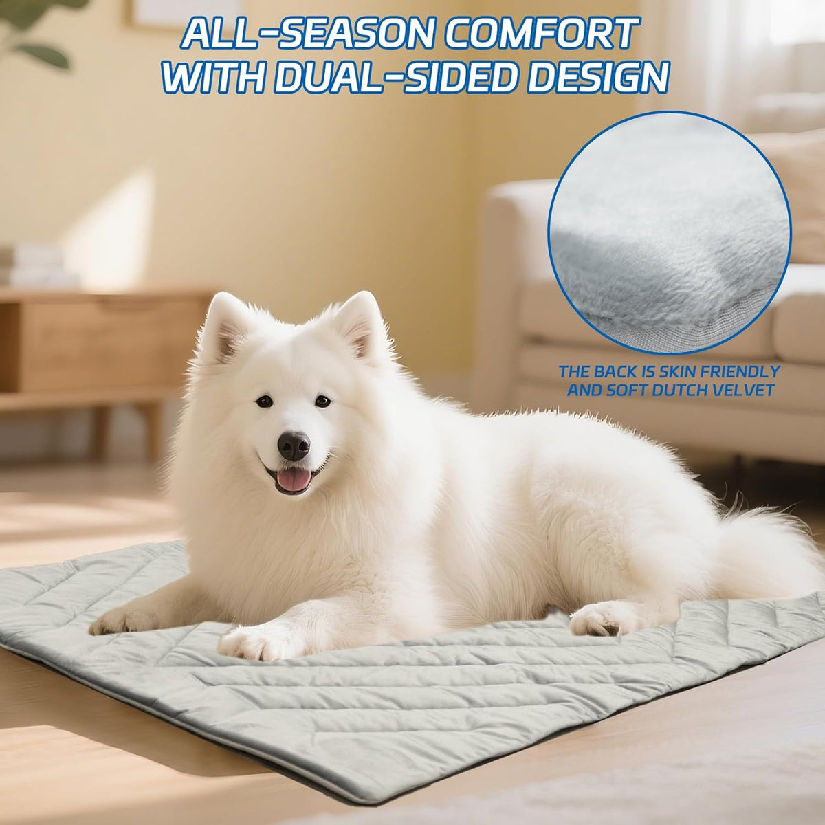 Dog Cooling Mat Self Coolings Foldable Cooling Pad for Dog