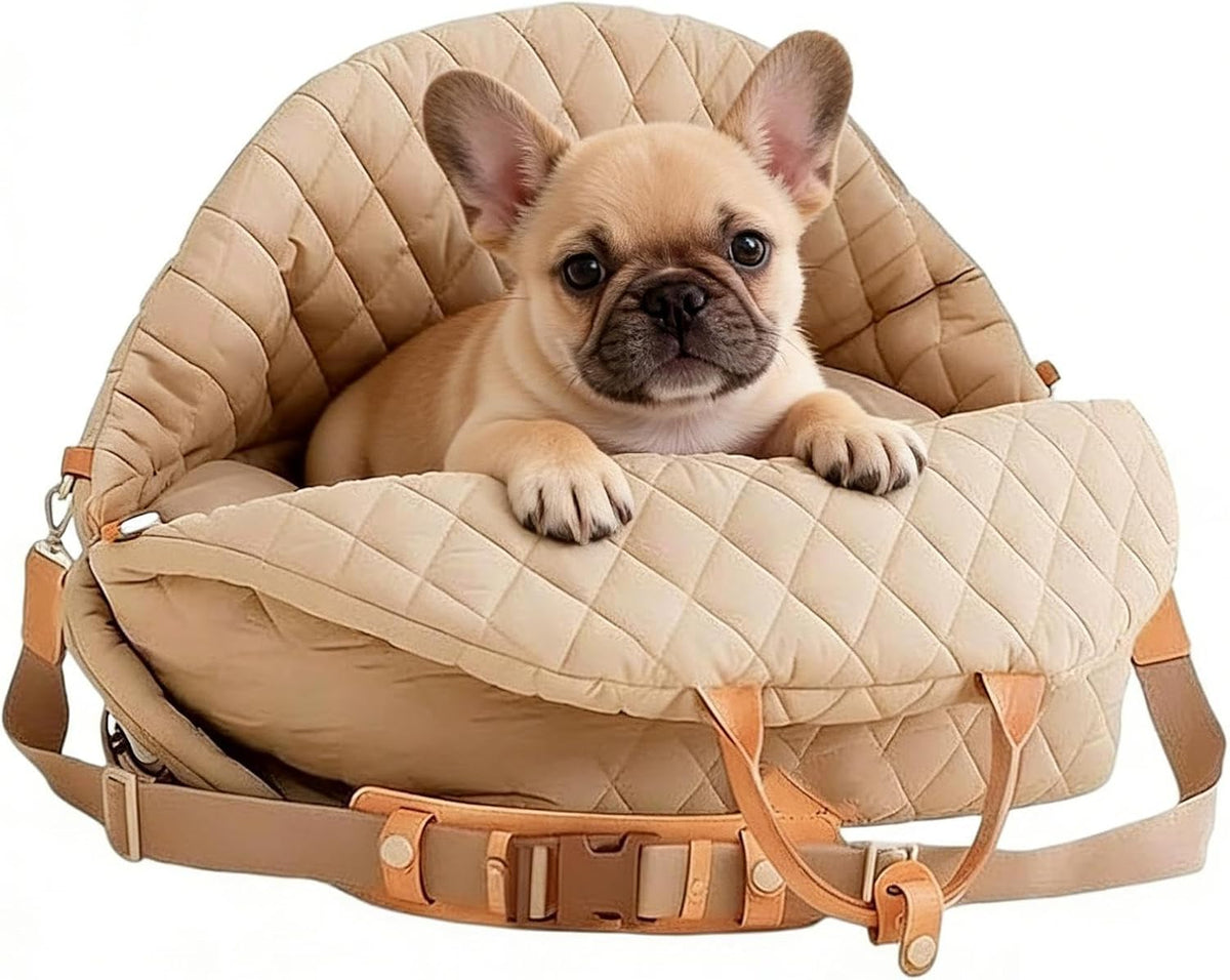Dog Seat for Car,Waterproof with Handles Soft Bag,Small Dog
