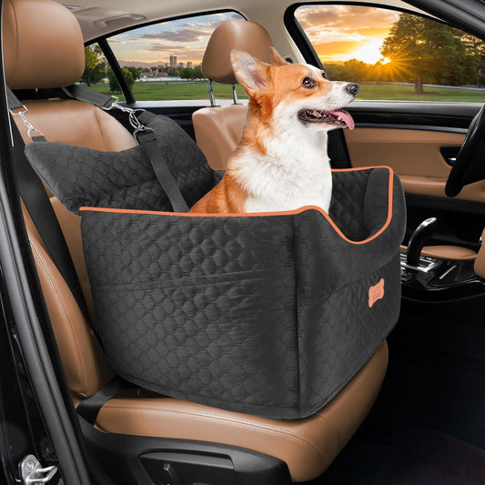 Dog Car Seat - Memory Foam Dog Booster Seats for Small Dogs
