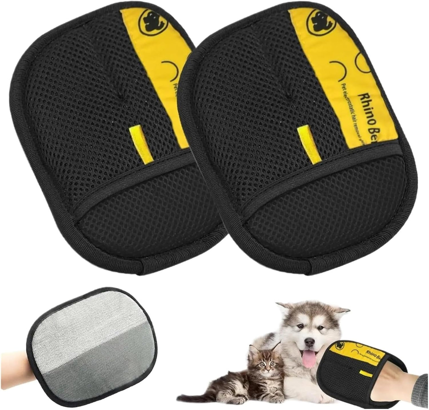 Efficient Pet Hair Removal Black Polypropylene Upgraded