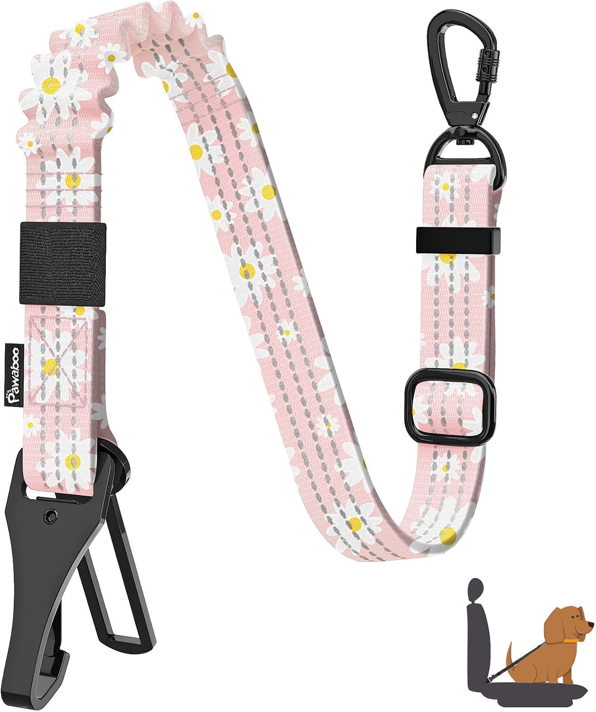 Dog Car Seat Belt– Reflective & Adjustable Dogs Cars