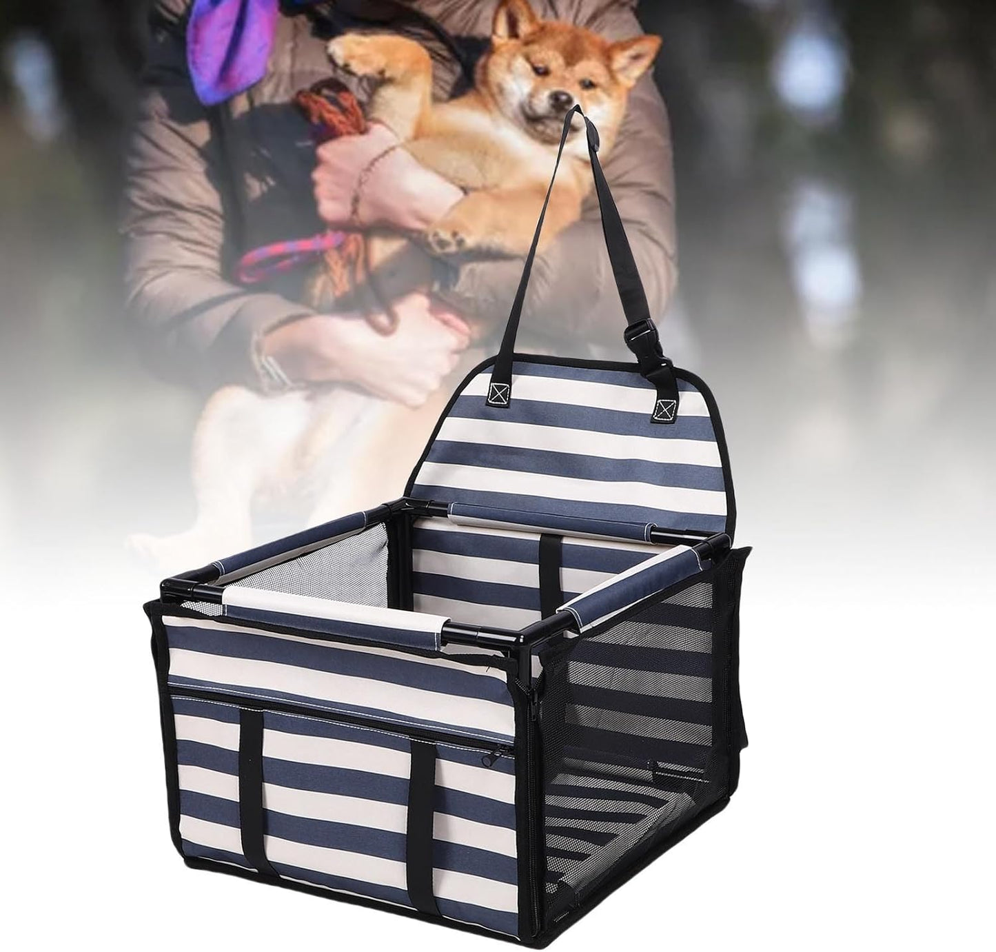 Foldable Dog Car Seat, Waterproof, Multi Functional