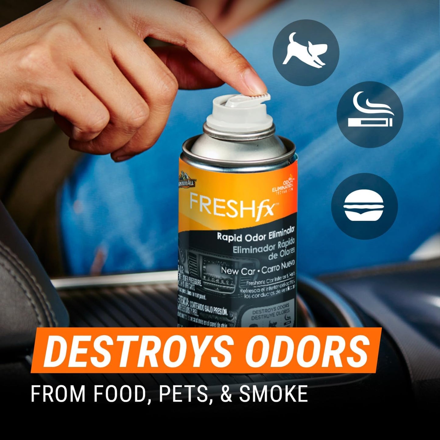 FRESH Fx Odor Eliminator Car Fogger , Car Air Freshener