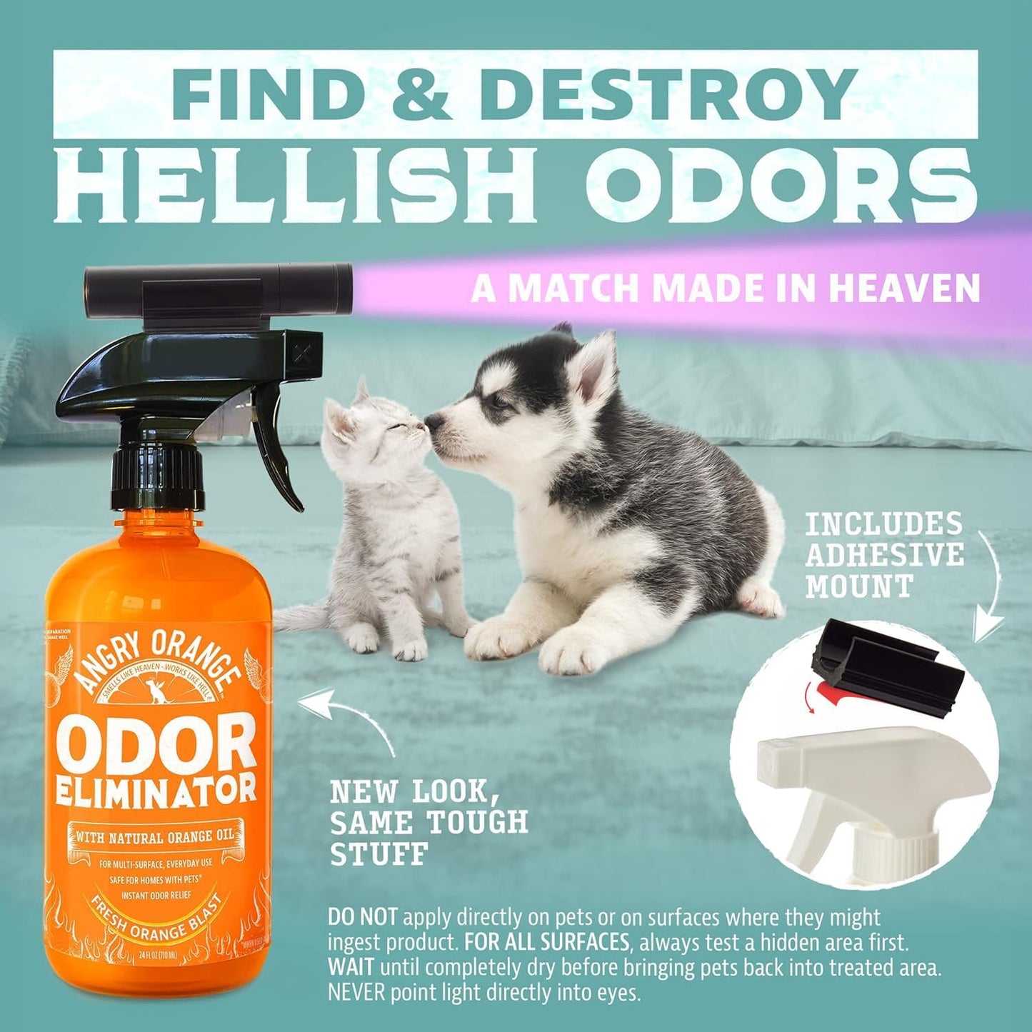Pet Odor Eliminator Kit for Dog/Cat Urine - Citrus