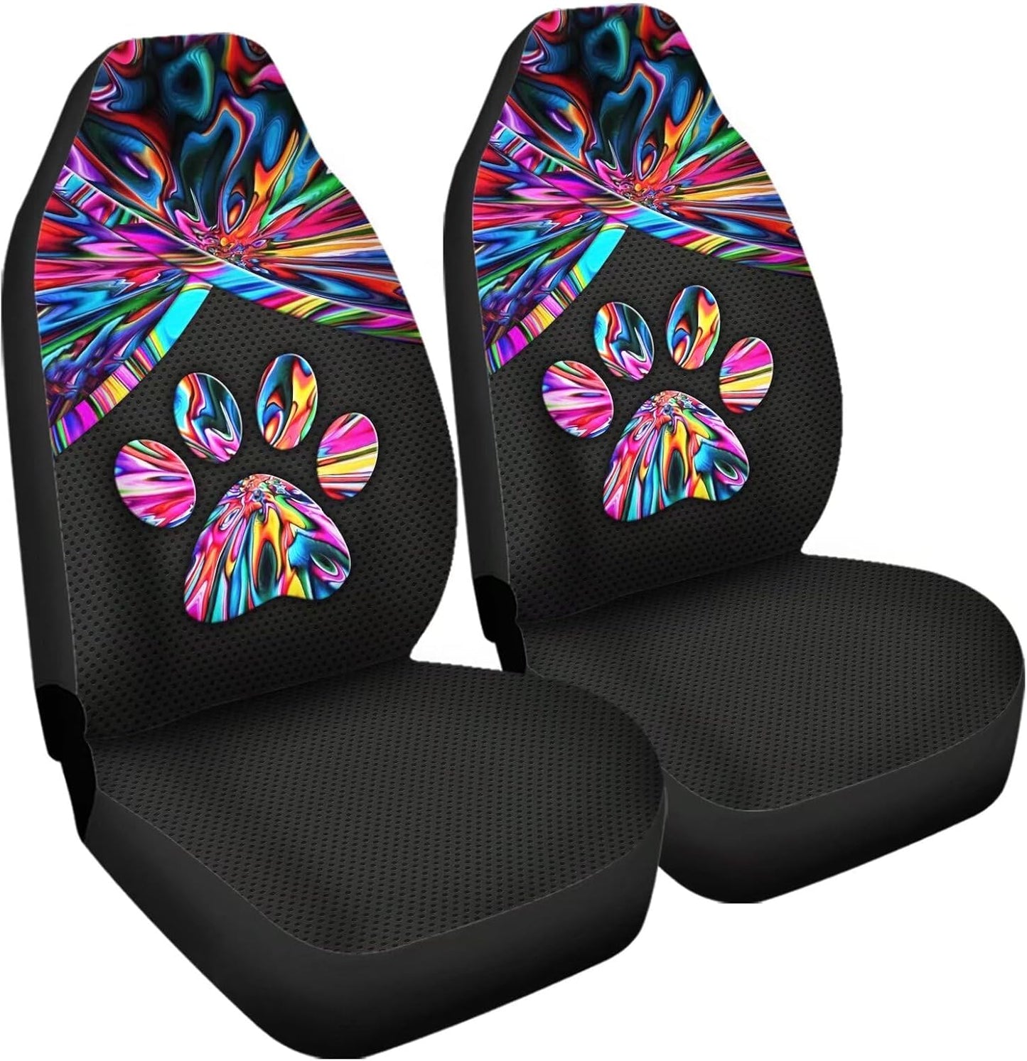 Universal Bucket Seats Cover Protector, 2 PCS Colorful