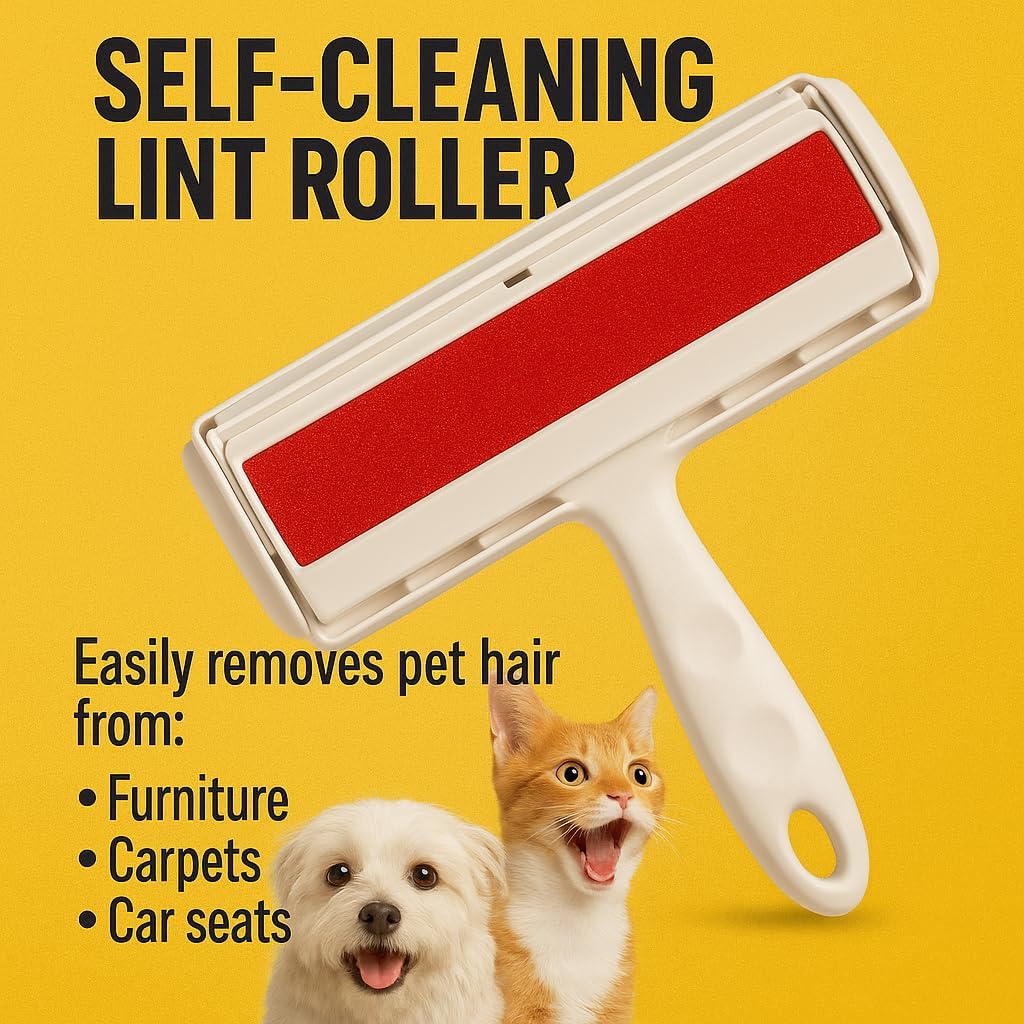 Roller Pet Hair Remover and Reusable Lint Roller