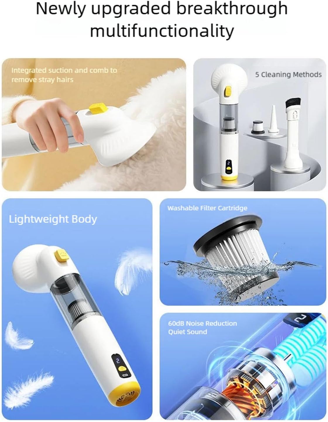 Pet Hair Extractor,Powerful Pet Hair Vacuums Brush with