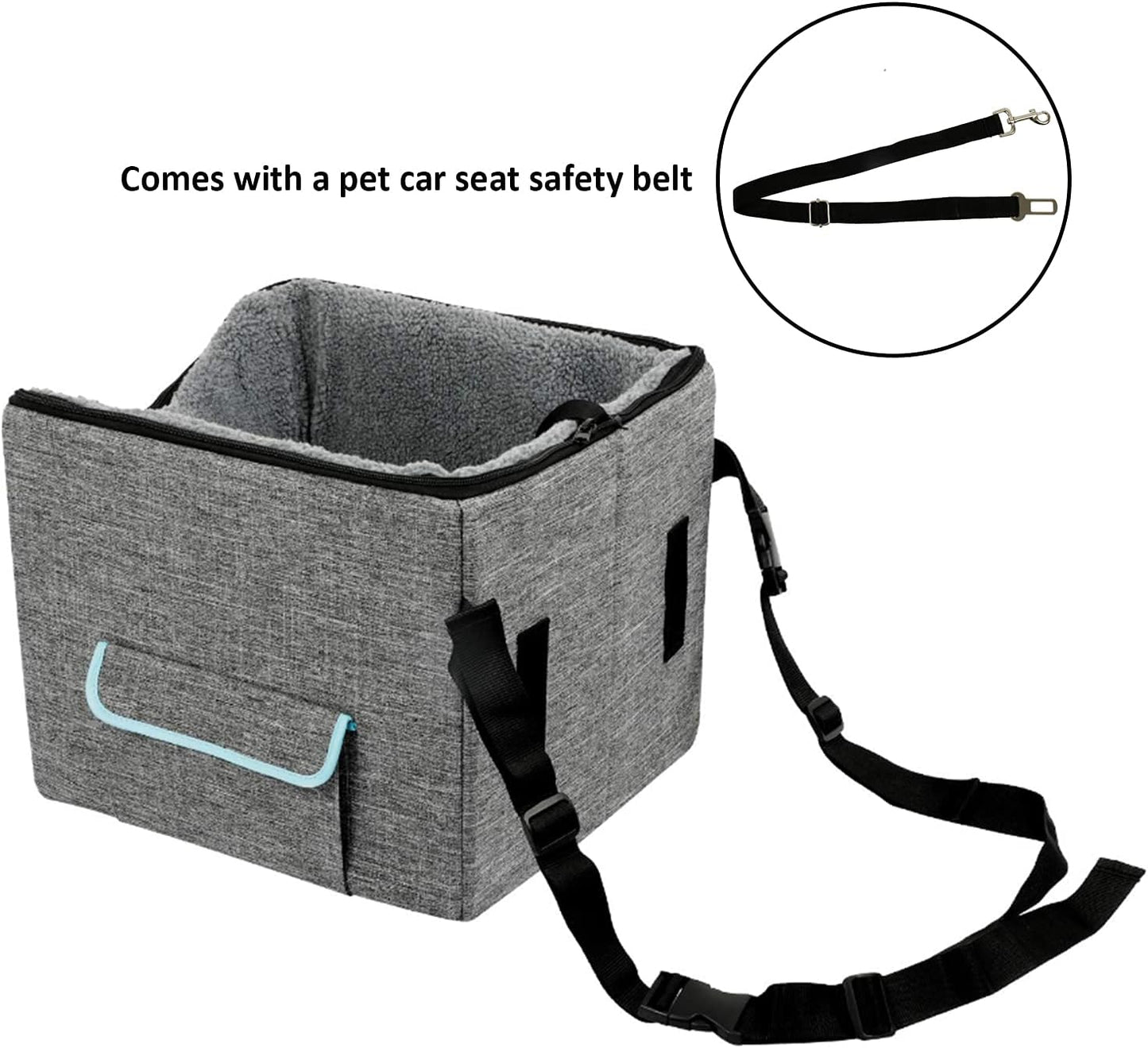 Dog Car Seat for Small/Medium/Large Dog, Soft & Comfortable