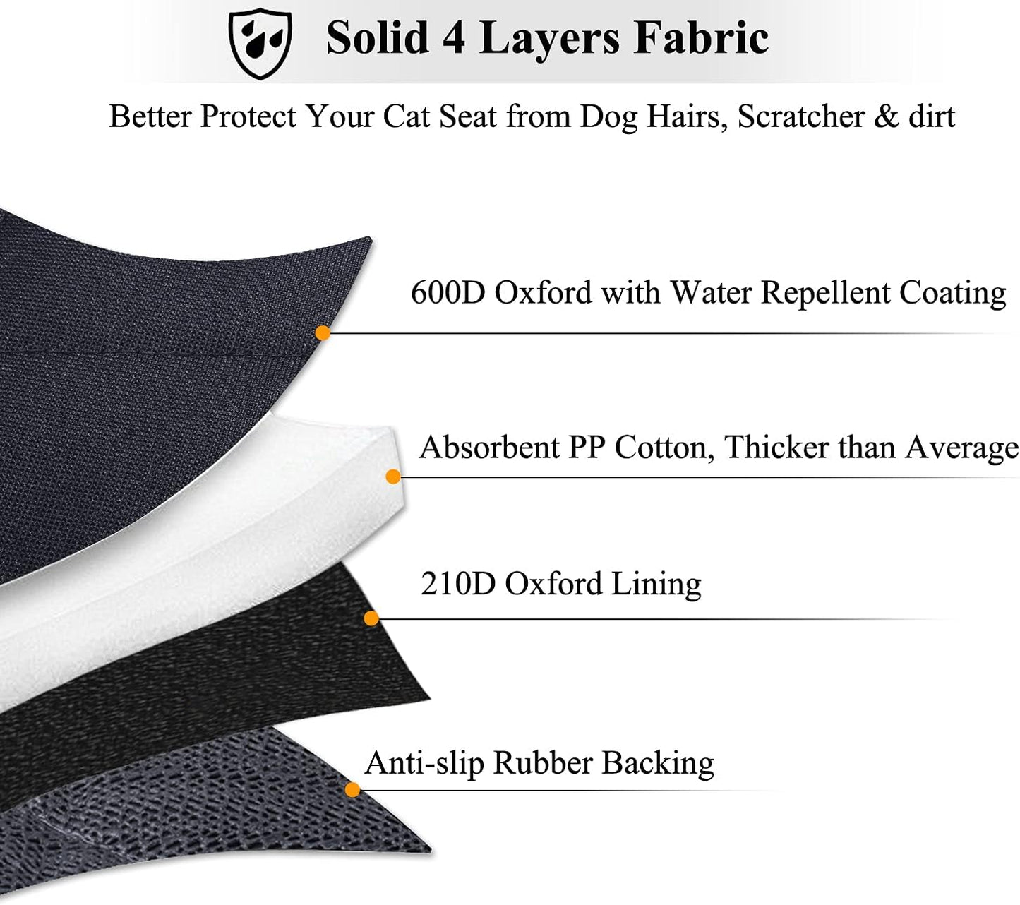 Dog Seat Covers, Dog Backseat Cover Pet Bench Protectors