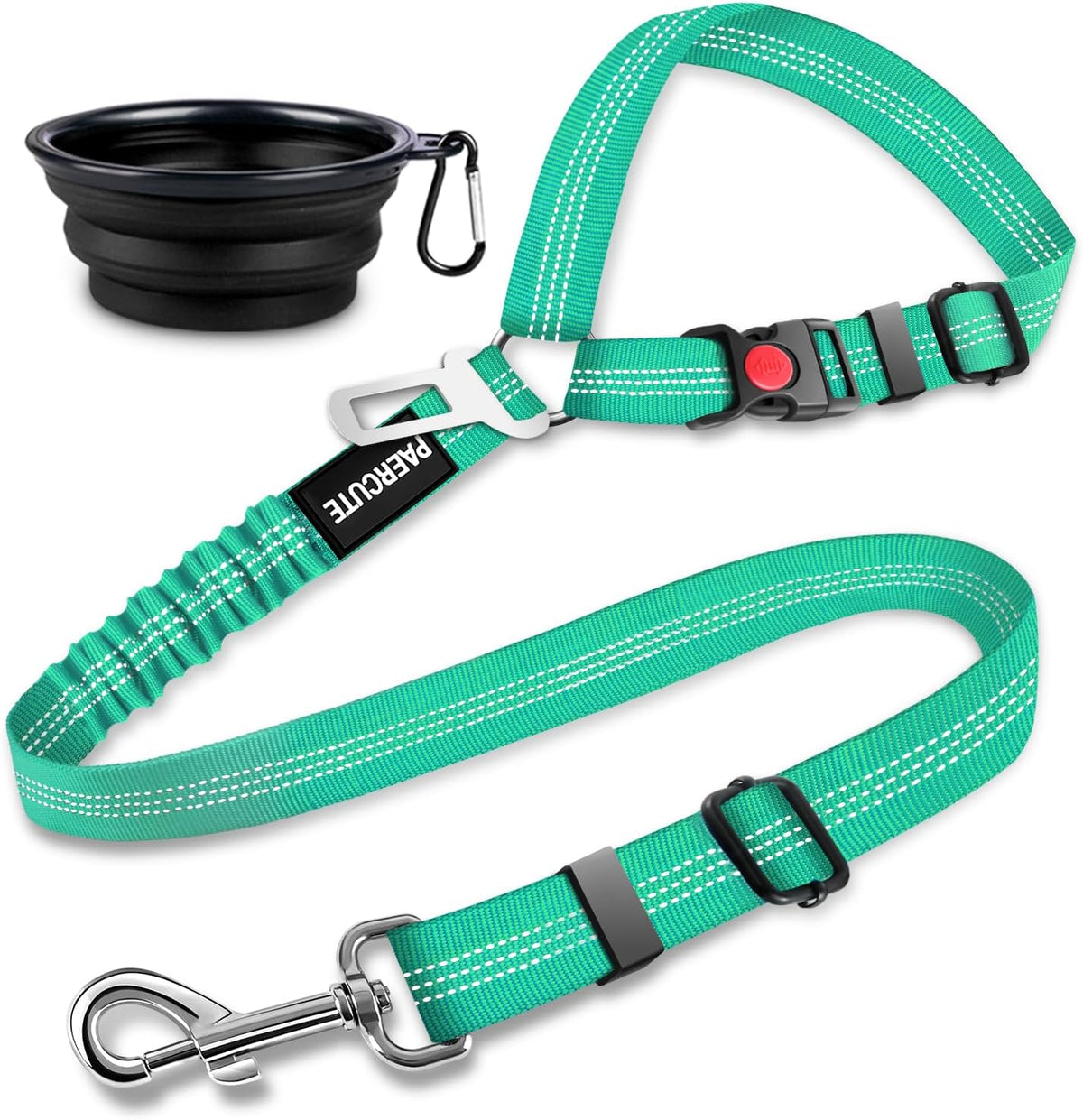 2 Piece Set Retractable Dog Car Seatbelts - Adjustable Pet