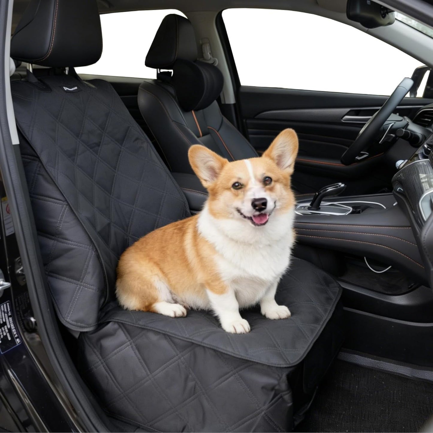 Dog Front Seat Cover for Car, Waterproof 600D Oxford Cloth
