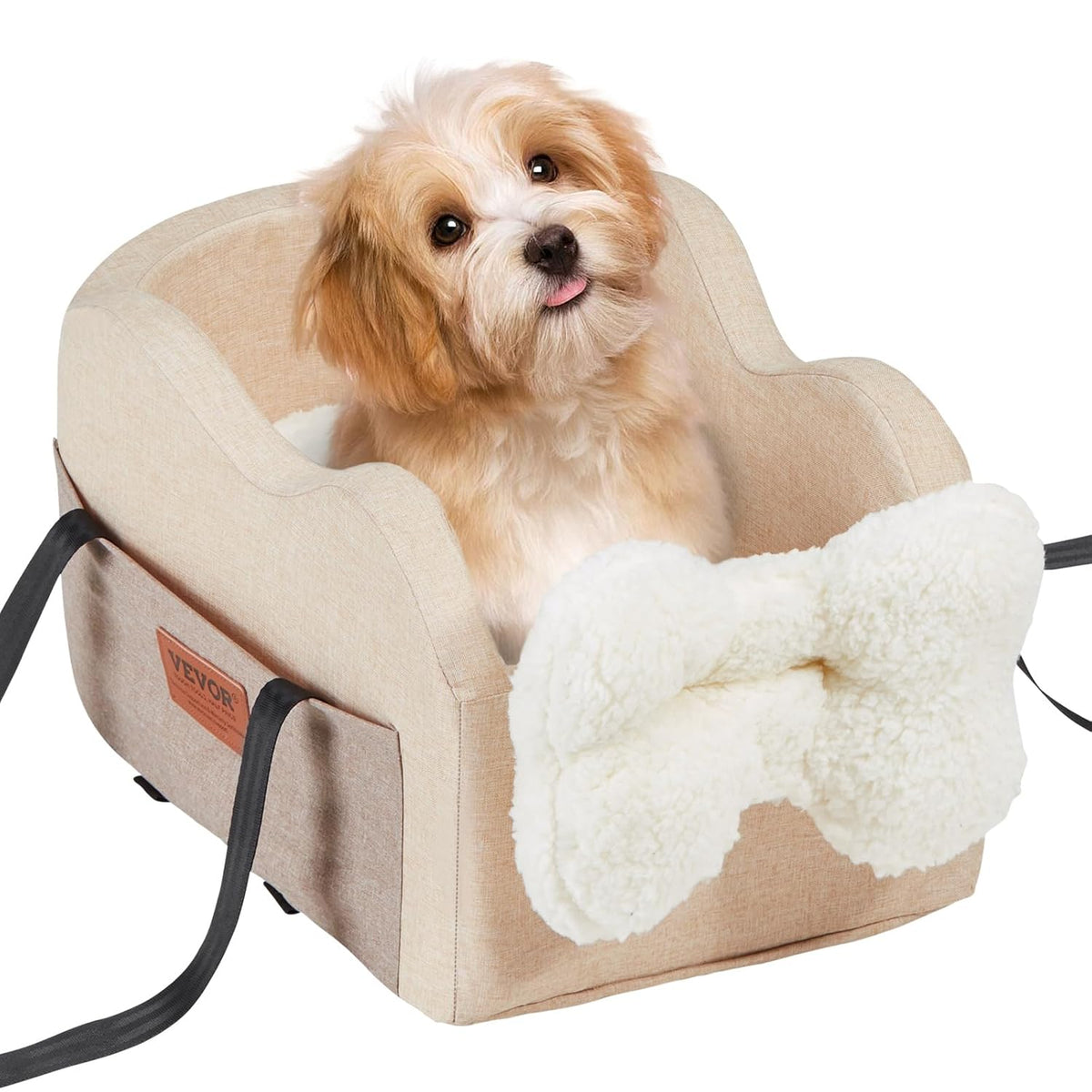 Console Dog Car Seat, Center Console Dog Booster Seat for