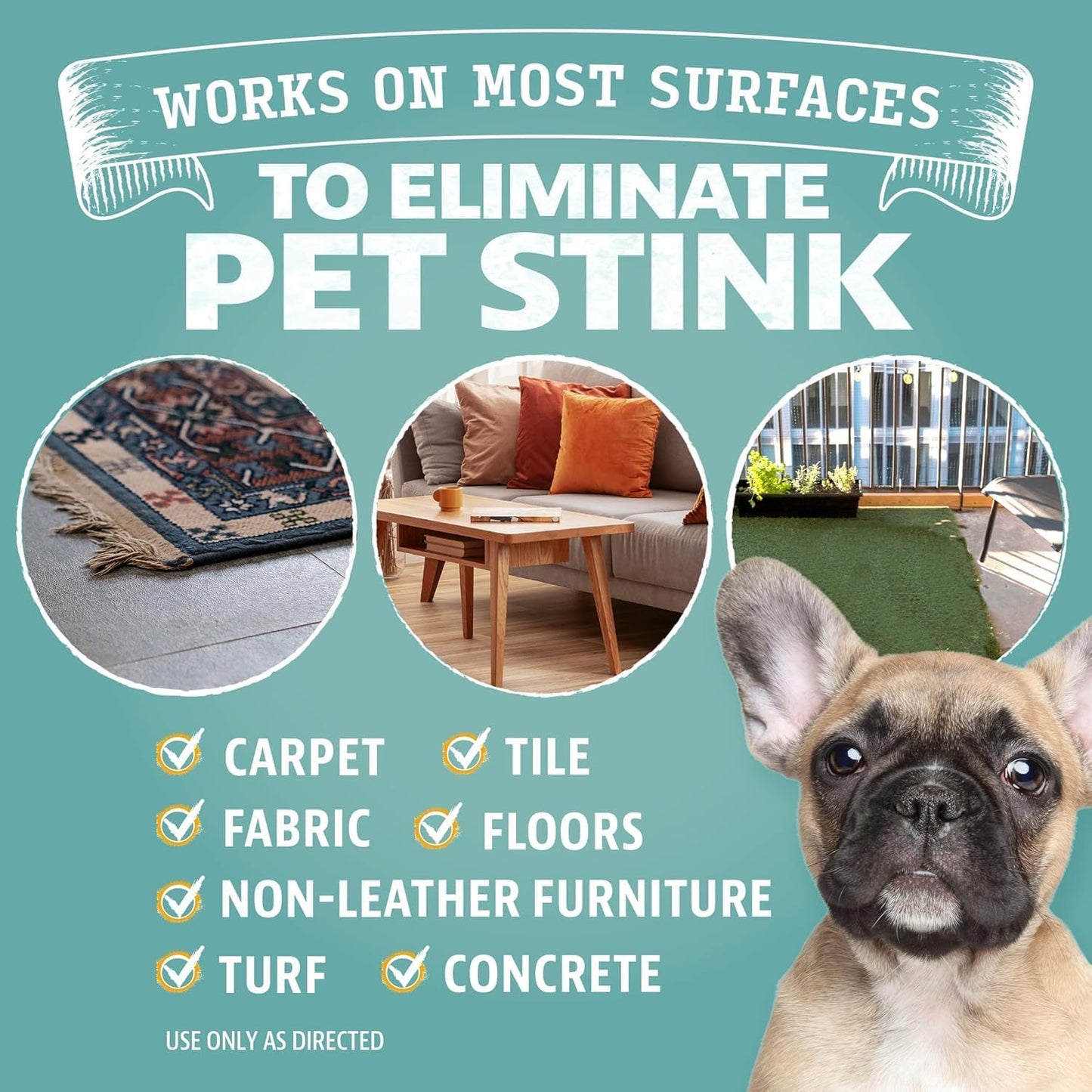 Pet Odor Eliminator for Dog and Cat Urine, Carpet Stains