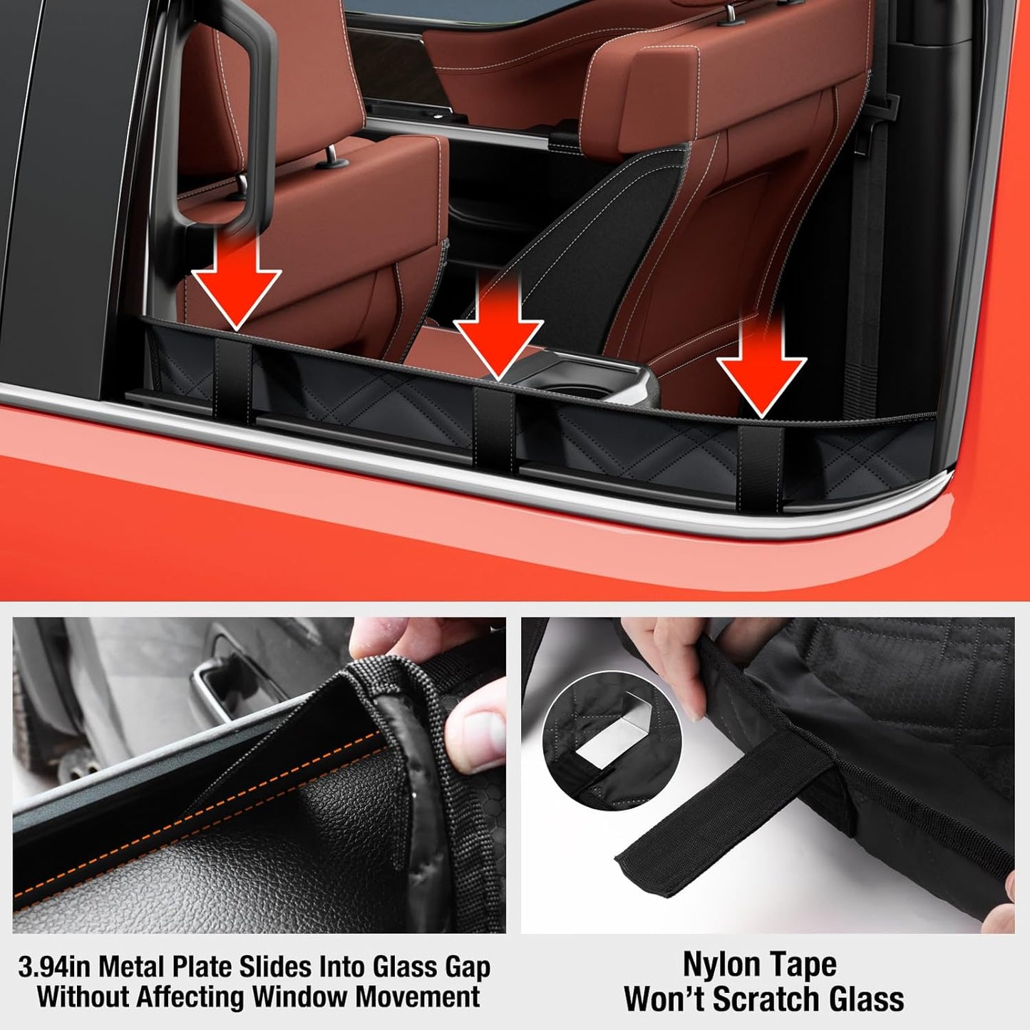 Dog Car Door Protector – 20% Larger Design for Trucks &