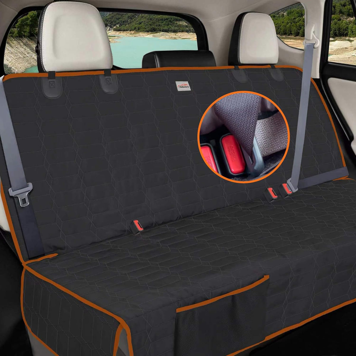 Dog Seat Cover for Back Seat Waterproof Bench Seat Covers