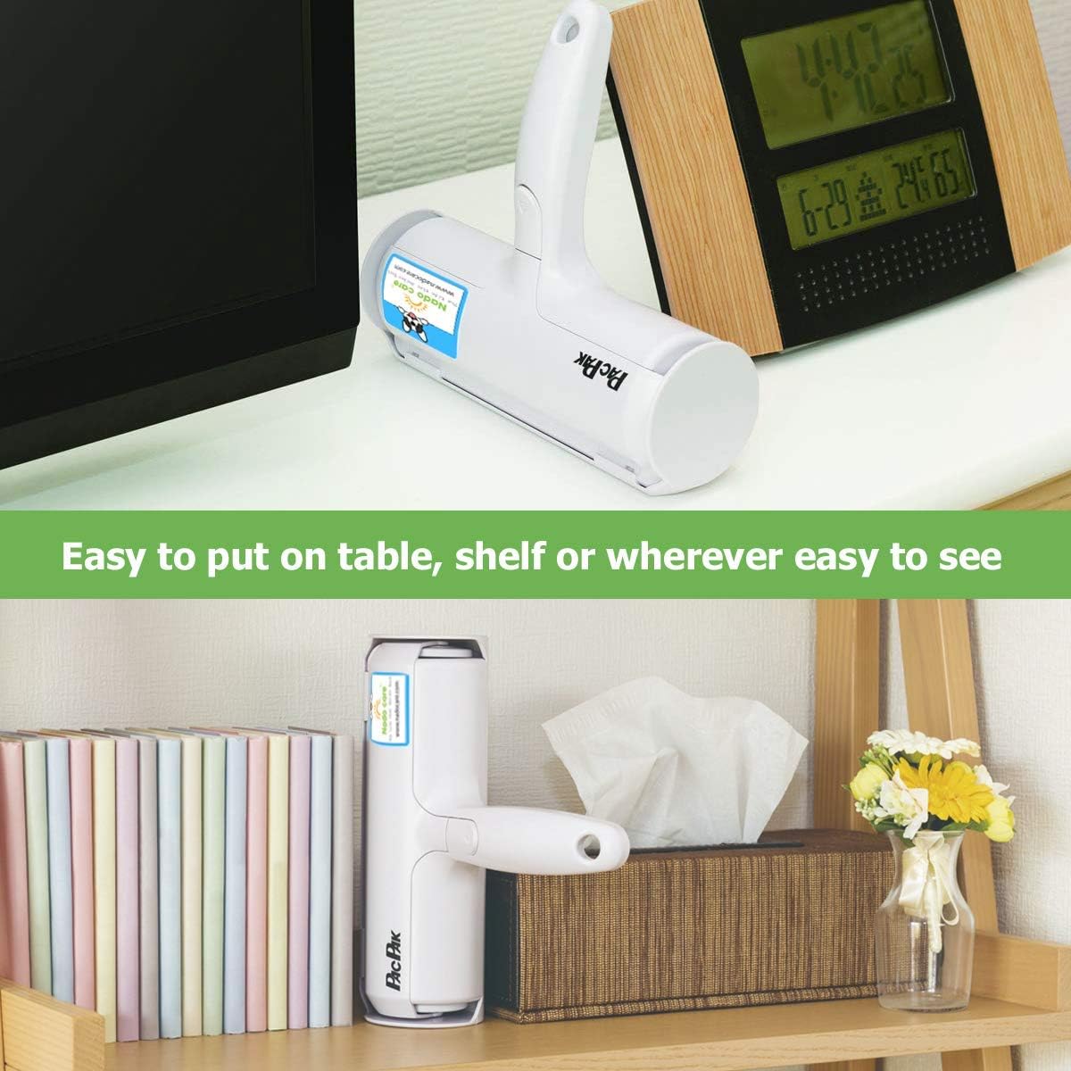 Pet Hair Remover Roller – Reusable & Self-Cleaning, Removes