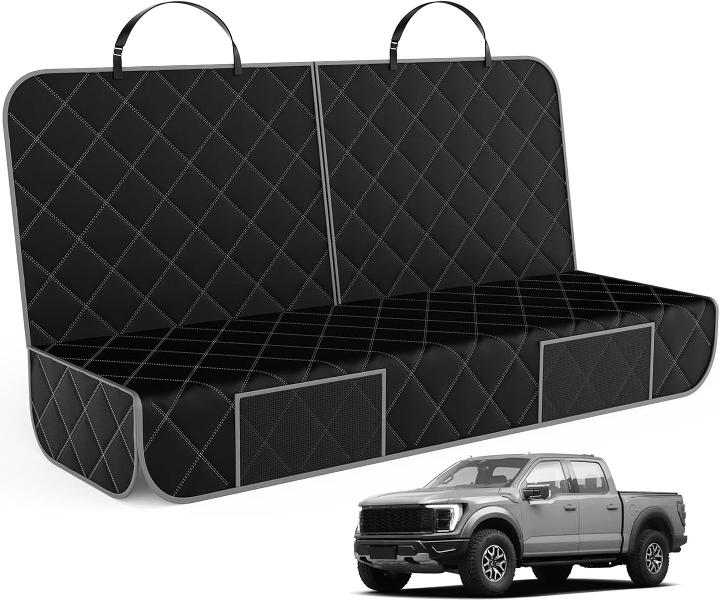 Trucks Dog Car Back Seat Cover for Ram1500/F150/GMC