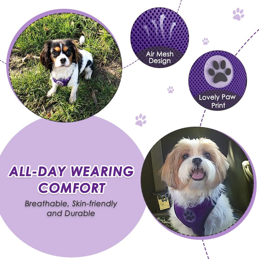 Dog Seat Belt for Car, Adjustable Dog Car Harness , Soft