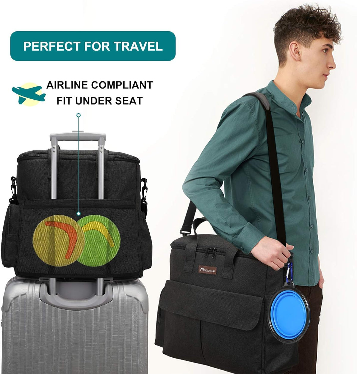 Dog Travel Bag by - Dog Travel Kit for a Weekend