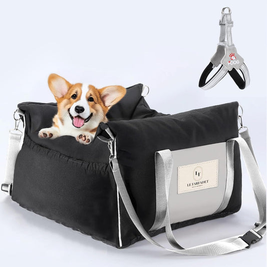 Dog Car Seat for Dogs - Waterproof Dog Booster Seat for Car