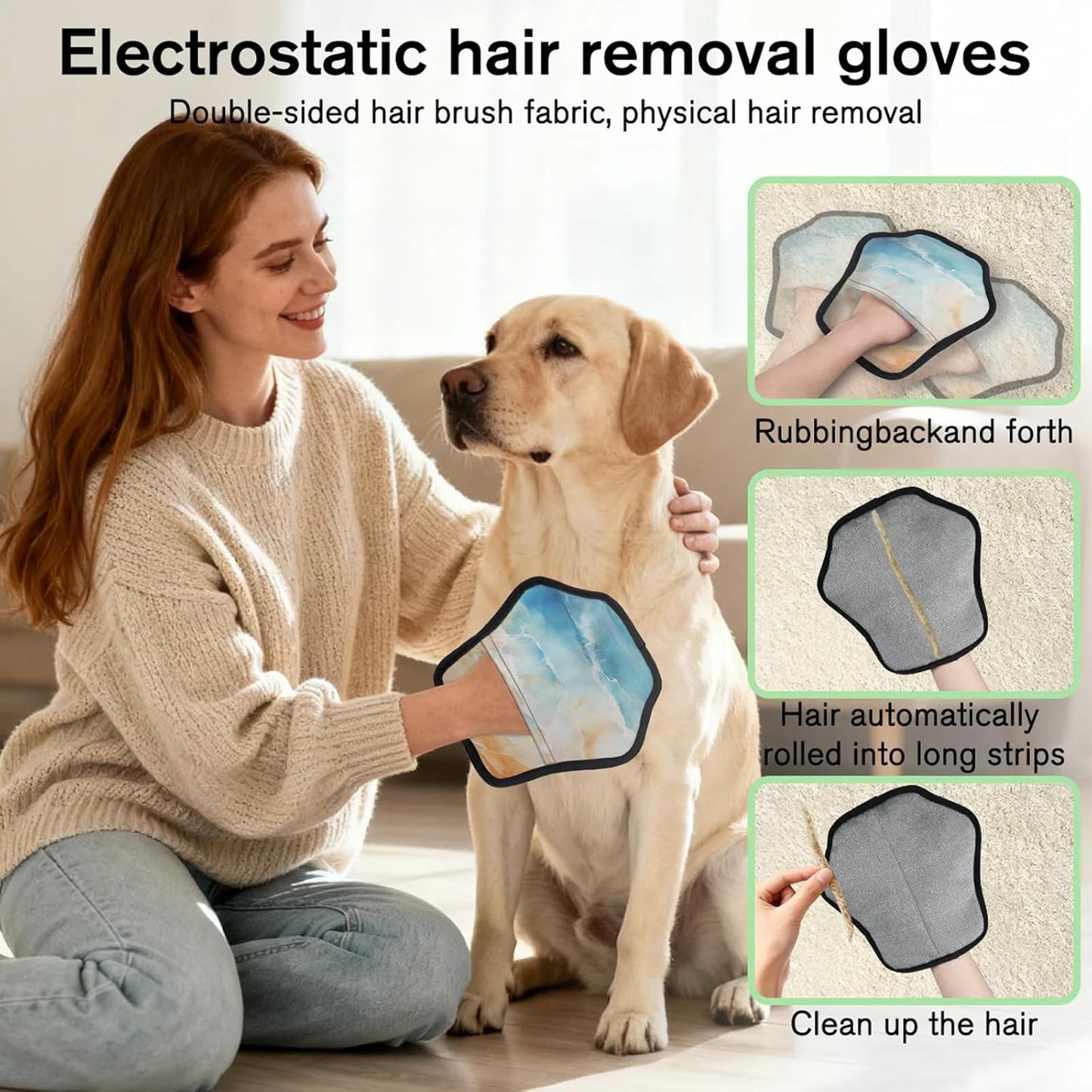 Ocean Beach Coastal Seaside 2Pcs Electrostatic Reusable Pet
