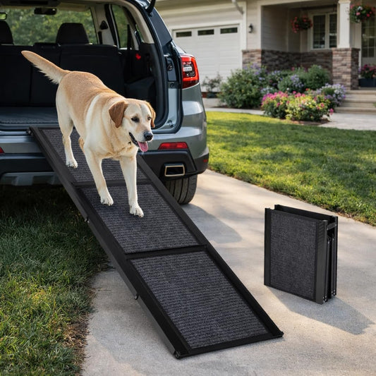 Dog Ramp, Dog Ramp for Car, 65"X17.2", Large Folding Pet