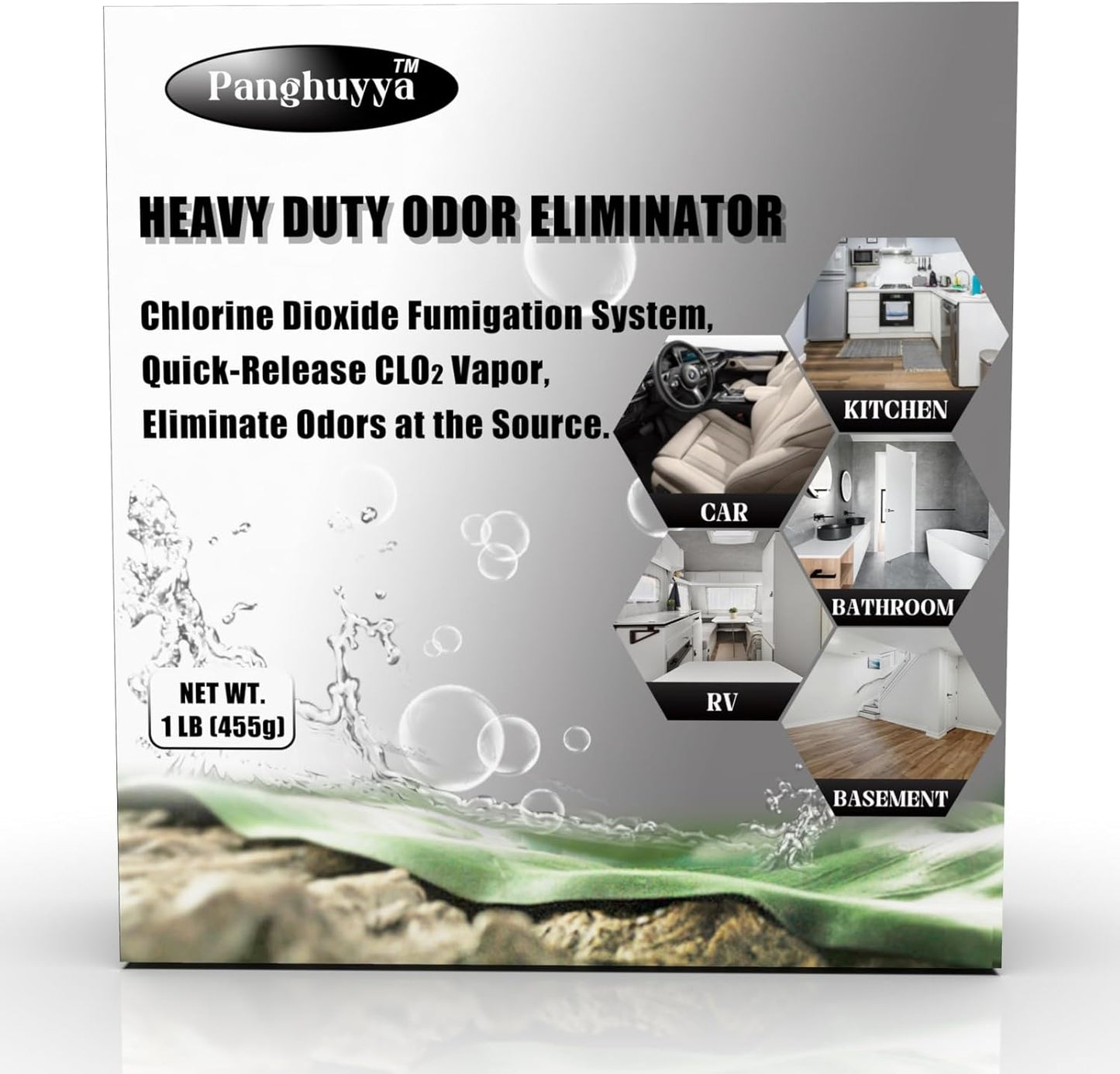 Car Deodorizer Odor Eliminator, Chlorine Dioxide Odor