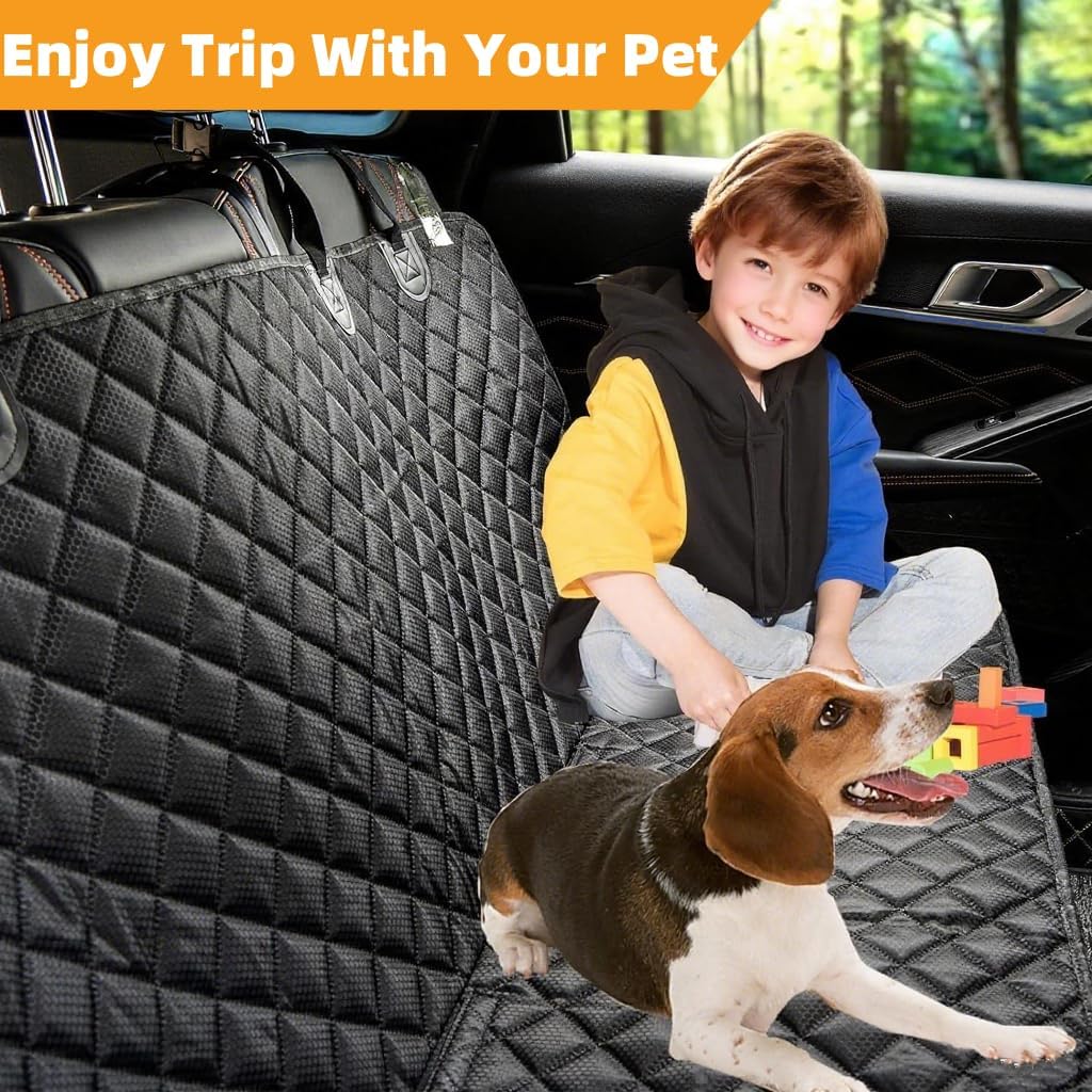 Dog Car Seat Cover for Back Seat Pet Cover for Dogs